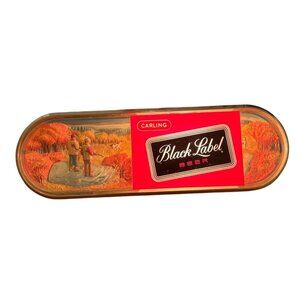 RARE Vintage 60's Carling Black Label 3D Lighted Diorama Hunting Scene Beer Sign